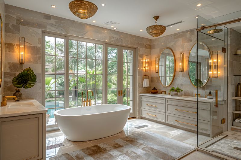 Bathroom with Relaxing Soaking Tub